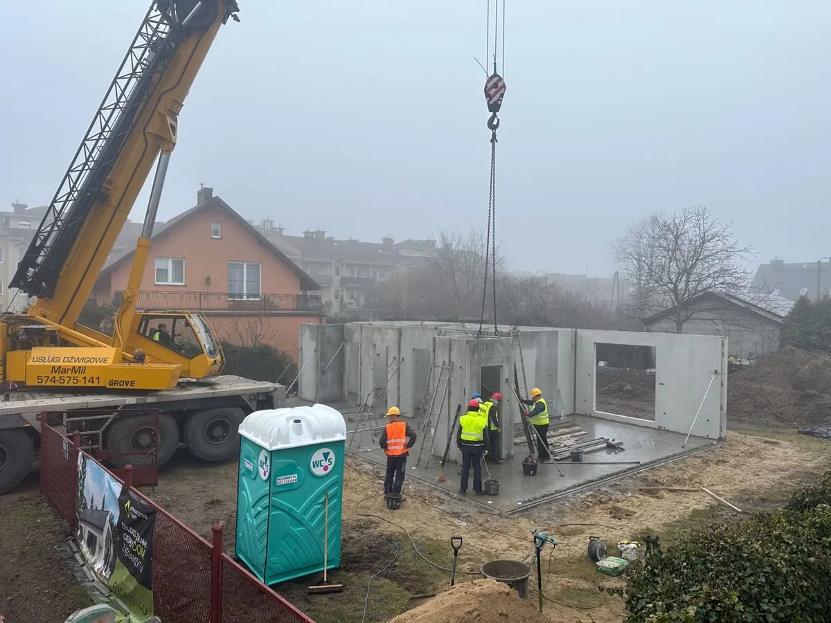 Budowa domu AS110 z keramzytobetonu — zdjęcie 1 z 6