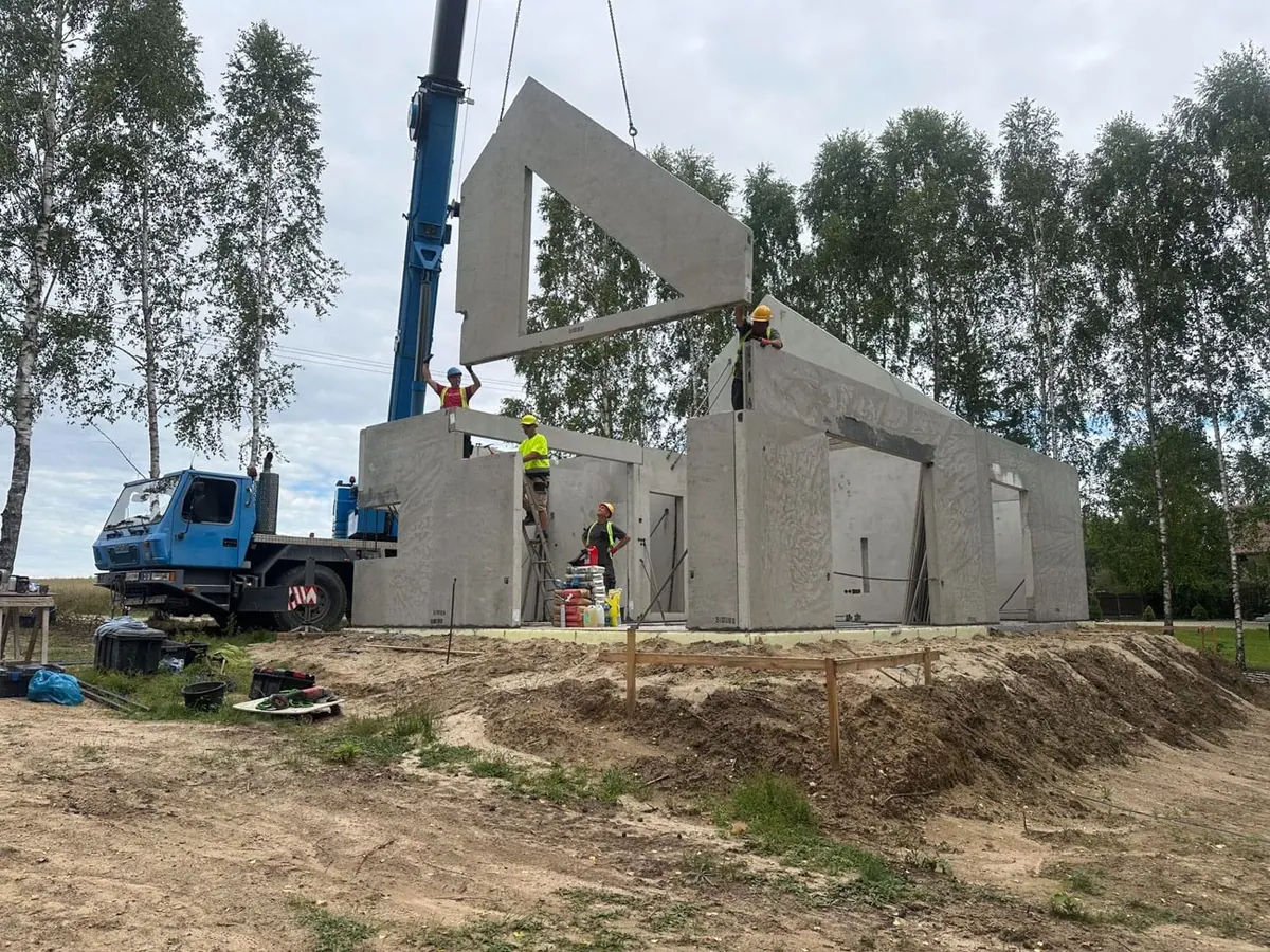 Budowa domu AS85 z keramzytobetonu — zdjęcie 1 z 6